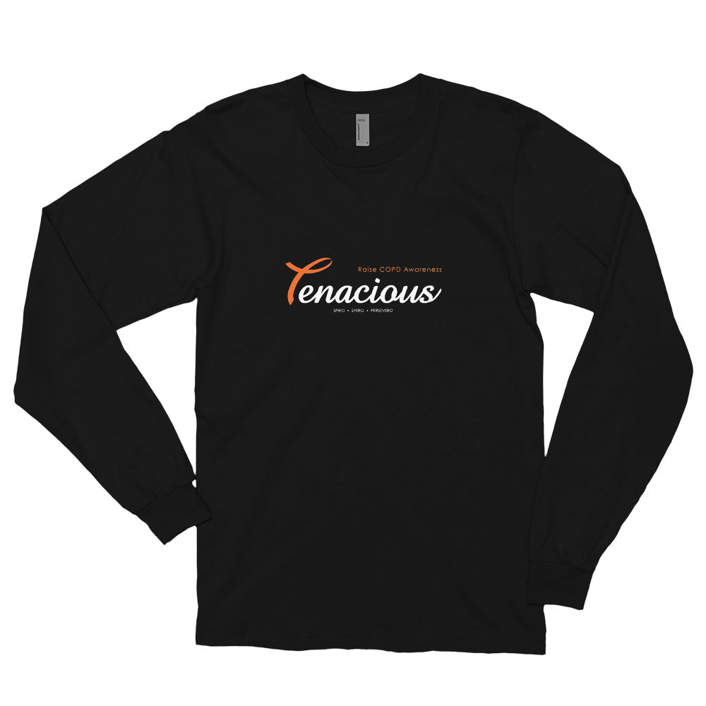 COPD Awareness Tenacious Long sleeve t-shirt