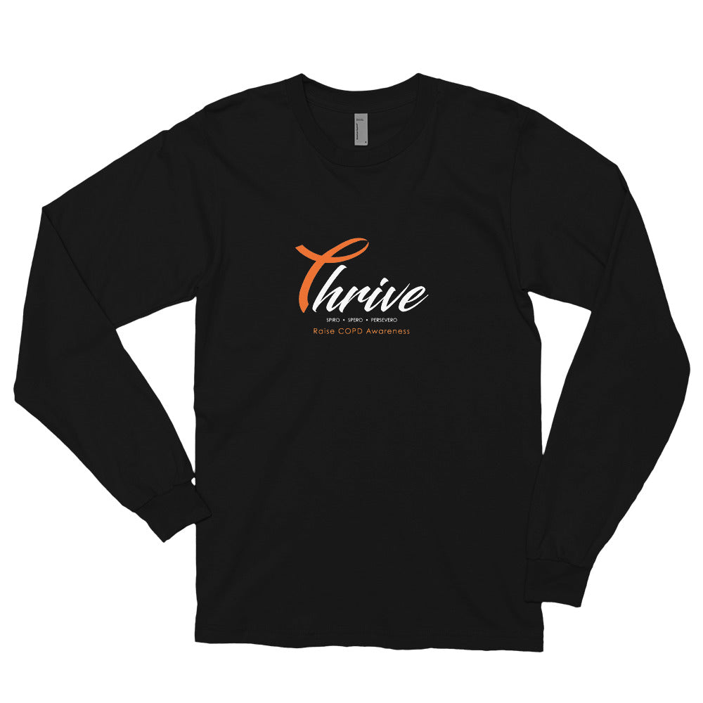 COPD Awareness Thrive Long sleeve t-shirt